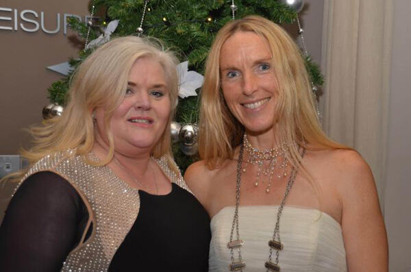 Ann Dowley Spillane and Cllr Marcia D’Alton at the Girls Club of Cork Gala Ball at the Carrigaline Court Hotel. Picture: Howard Crowdy