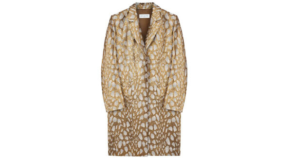 Sumptuous fabrics and ornate detailing at Dries Van Noten. Sumptuous fabrics and ornate detailing at Dries Van Noten.