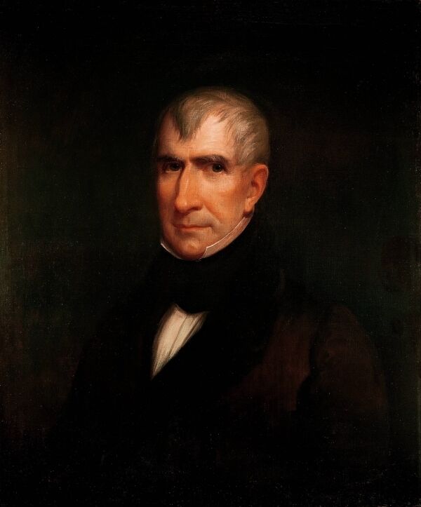 1841: William Henry Harrison died a month after ceremony.