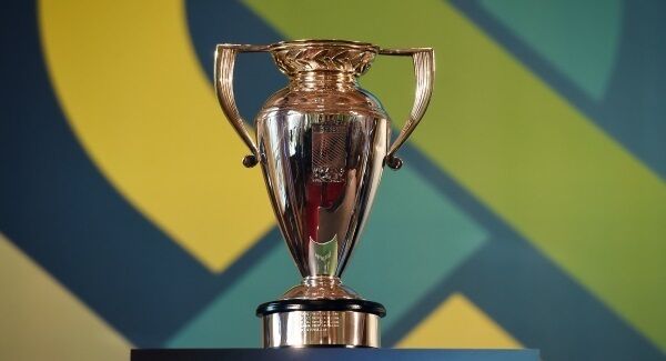 The Women’s Rugby World Cup trophy. Picture: Sportsfile