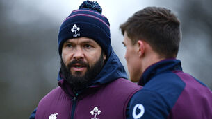 Ireland Rugby Press Conference and Squad Training