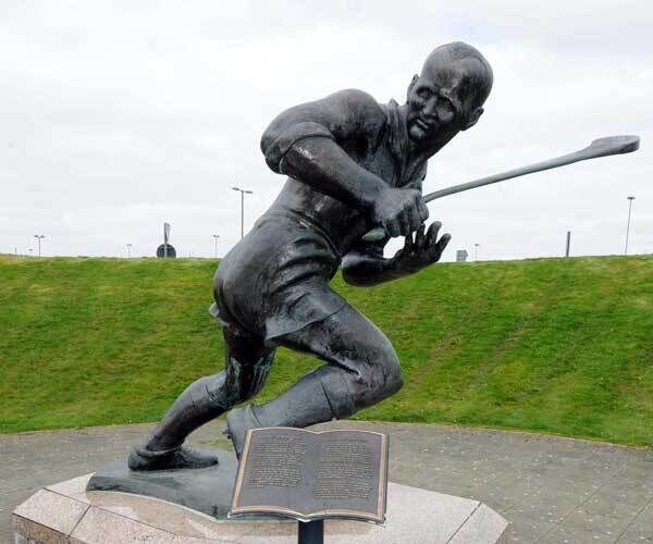 The sculpture of Christy Ring at Cork Airport. Picture: Denis Minihane
