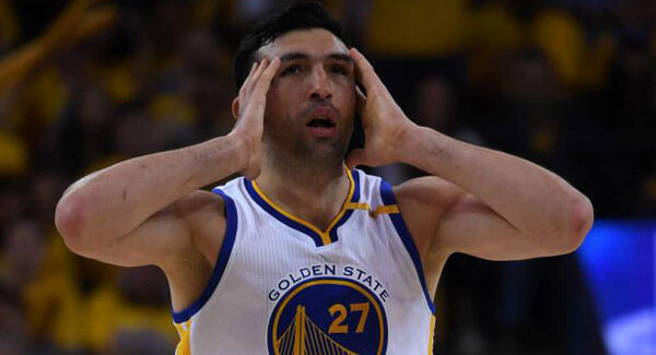 Zaza Pachulia: Intentionally undercut Kawhi Leonard’s landing space. Pic: Getty Images