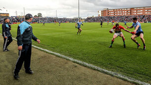 Dubs chip away at Carlow wall
