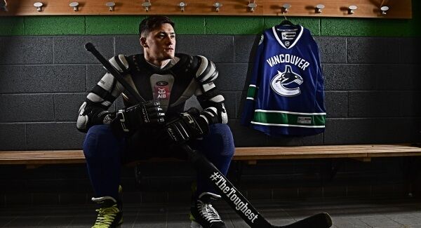 Faythe Harriers and Wexford hurler Lee Chin will soon join NHL team the Vancouver Canucks for AIB’s documentary ‘The Toughest Trade’. Picture: Ramsey Cardy/Sportsfile