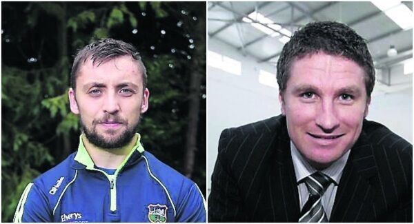 James Barry, left, who played with Thurles CBS, and Fergal McCormack, who lined out with St Colman’s, both won Harty Cup medals.