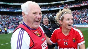 Eamonn Ryan and Valerie Mulcahy celebrate 27/9/2015