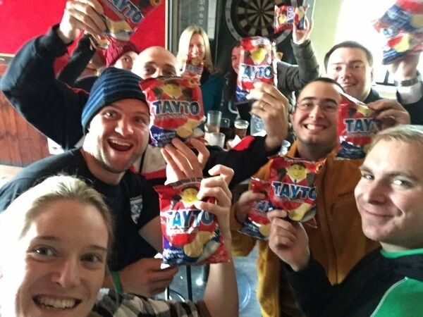 Club members enjoy a treat from home. Club members enjoy a treat from home.