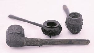 Furniture and collectibles in sale from a Georgian house