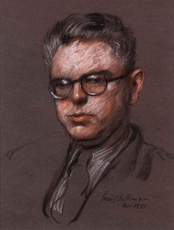 Seán O’Sullivan’s iconic portrait of Máirtín Ó Cadháin at James Adam in Dublin.