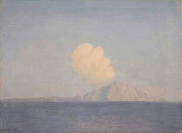 “Clare Island from Achill” by Paul Henry at James Adam in Dublin.