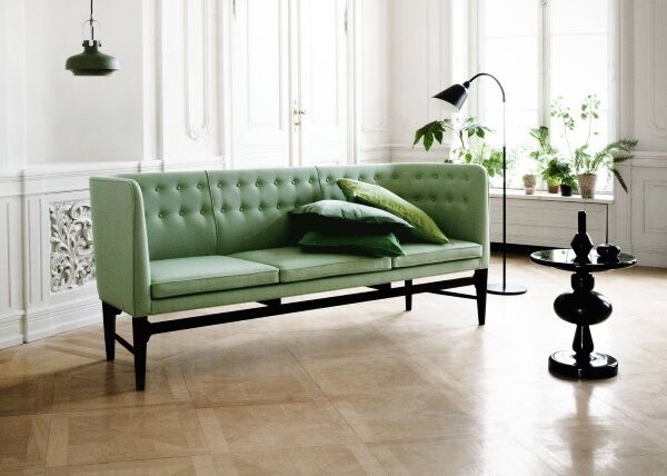 Think poise and posture rather than slumped couch potato when you sink into this elegant little beauty, perched on slim black legs for a contrasting finish (€2,499 from Houseology). Think poise and posture rather than slumped couch potato when you sink into this elegant little beauty, perched on slim black legs for a contrasting finish (€2,499 from Houseology).