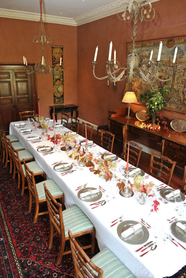 The formal dining room.