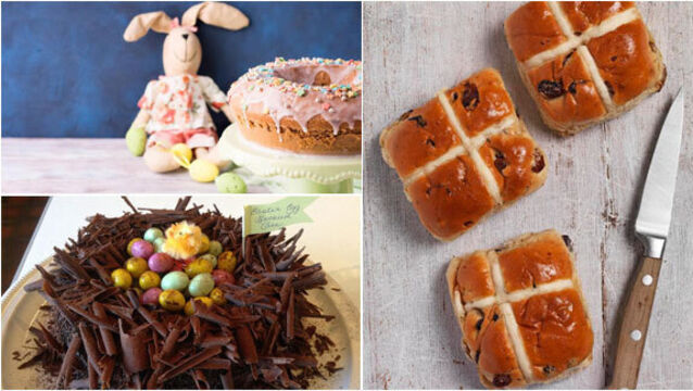 Easter cakes and hot cross buns to enjoy with your little bunnies