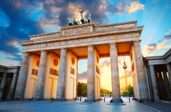 The Brandenburg Gate. The Brandenburg Gate.