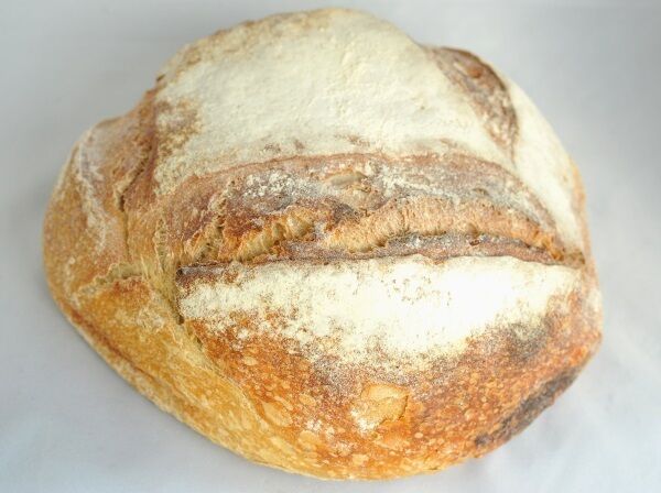 This strong version from a varied selection has a dark, quite chewy, bubbly crust. Inside the typically damp texture highlights quite a deep taste with no sharp edges. The crumb has good aeration with a mix of hole sizes. All tasters enjoyed it. The regular sourdough is a euro cheaper — we pay for their extra time developing the flavour. Score: 9