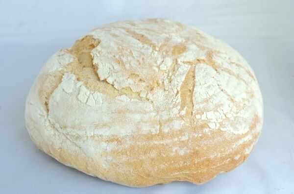 Not much sourdough taste here, but still delicious. With an even texture with typically small holes and just a few larger ones, on the outside the light coloured crust has a little chew to it. Tasters liked it more as a good bread rather than a sourdough. Score: 8