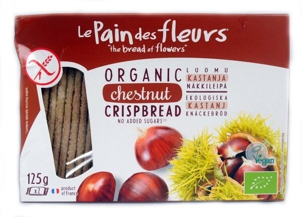 Le Pain des Fleurs organic chestnut crispbread 125g €4.25 Le Pain des Fleurs organic chestnut crispbread 125g €4.25