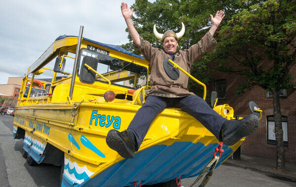 Viking Splash tour guide driver Jimmy Dent.