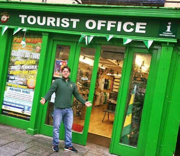 Jim Lee, the tour bus guide.