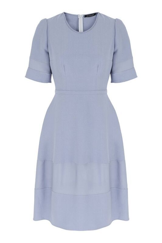 Emma Manley Lana blue dress, €340 (online sale price at time of typing, €150). Emma Manley Lana blue dress, €340 (online sale price at time of typing, €150).