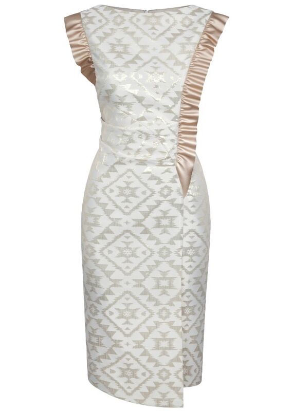 Caroline Kilkenny dress, €270, available from Arnotts. Caroline Kilkenny dress, €270, available from Arnotts.