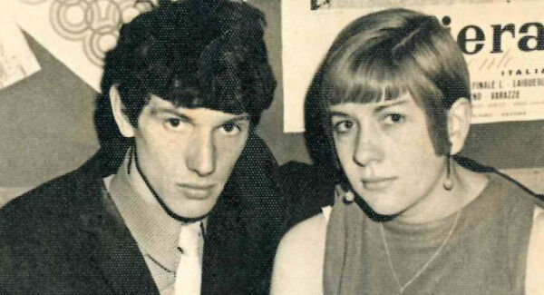 Jack Lyons and his then girlfriend Maura Lyons (now wife) at the Arcadia for Pink Floyd in 1967