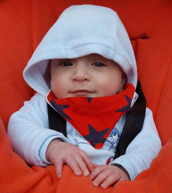 FULL OF LIFE: Nine-month-old Éanna Ó Fátharta, who was born on August 11 last year, three months before his due date. FULL OF LIFE: Nine-month-old Éanna Ó Fátharta, who was born on August 11 last year, three months before his due date.