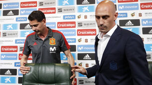 Spain Press Conference - 2018 FIFA World Cup Russia