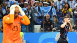 Croatia march on as Argentina near exit door