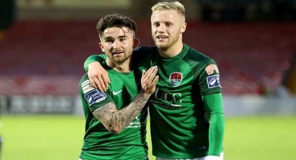 Sean Maguire and Kevin O’Connor in City colours