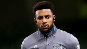 Cyrus Christie before the game 14/11/2017