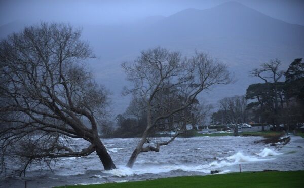 December 2015 saw Storm Desmond raising the water levels on Lough Leane to flood part of the first fairway at Killarney Golf Club.