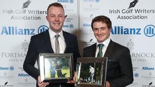 Paul Dunne’s breakthrough year crowned with award
