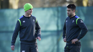 Ireland Rugby Squad Training and Press Conference