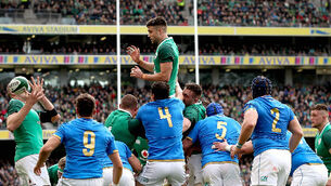 Just as well Ireland’s player options run deep