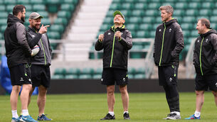 Andy Farrell, Greg Feek, Joe Schmidt, Simon Easterby and Richie Murphy 16/3/2018