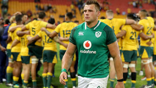 CJ Stander dejected after the game 9/6/2018