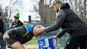 Ireland Rugby Squad Training and Press Conference