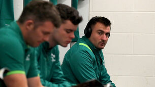 Niall Scannell in the dressing room ahead of the game 16/6/2018
