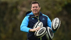 Leinster Rugby Squad Training and Press Conference