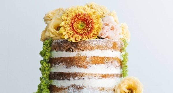 Butter Sponge Flower Stack. Butter Sponge Flower Stack.