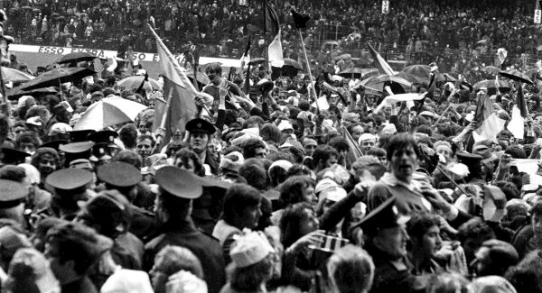 Limerick players and supporters celebrate theitr All-Ireland win in 1973 Limerick players and supporters celebrate theitr All-Ireland win in 1973