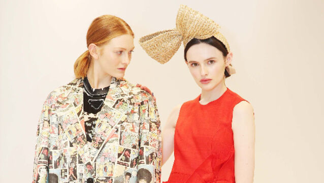 Fashion showcase blasts touch of colour and florals into winter chill