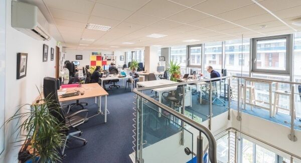 The inside of Coworkinn co-working space in Sandyford, Dublin. Picture: Aidan Oliver