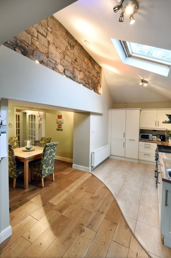A modern kitchen fitted in a 150-year-old house.