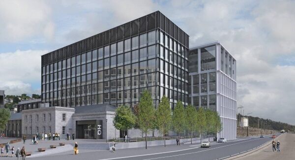 A CGI impression of the Horgan’s Quay scheme. Picture: Denis Minihane.