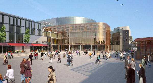 An artist’s impression of part of the plans lodged in 2011 by the previous owners of Wilton Shopping Centre. The development never proceeded. The centre’s new owners, Clarendon Properties, say their new plans have resolved many of the issues raised during the original planning process.