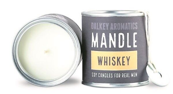 Mandles are candles made with the ‘manly’ man in mind, which is why this one is fragranced with whiskey (€19 from Dalkey Aromatics at Gifted at the RDS).