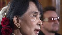 Suu Kyi arrives in Ireland